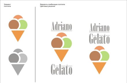 Adreano gelato logo