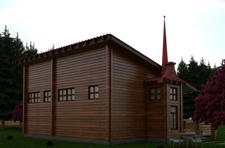 Экстерьер баня 2