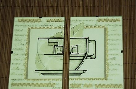 Панно диптих "Чай".