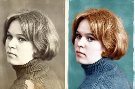 Восстановление черно-белой фотографии