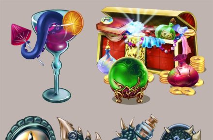 Icons of game objects