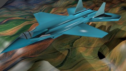 3D Модель истребителя