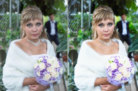 Ретушь свадебного фото