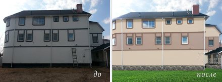 Реставрация фасада дома (4)