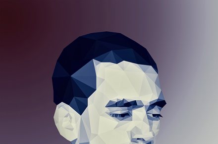 Low poly portrait