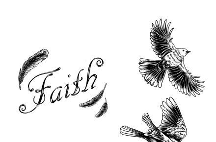Дизайн тату Faith