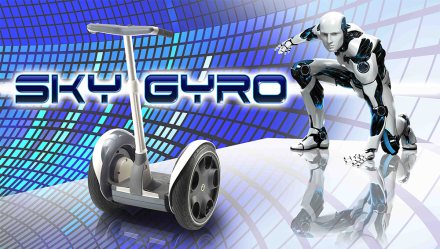 1) логотип sky gyro 2) логотип совместно с фотографией, для рекламы