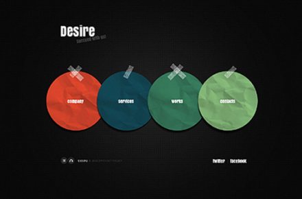 Дизайн сайта Desire