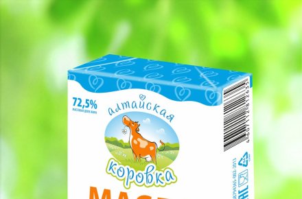Дизайн упаковки сливочного масла