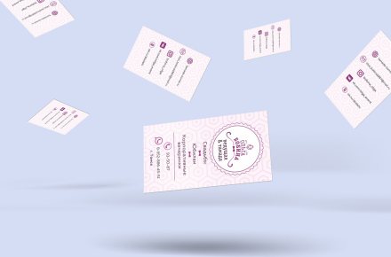 Визитка для девушки-тамады