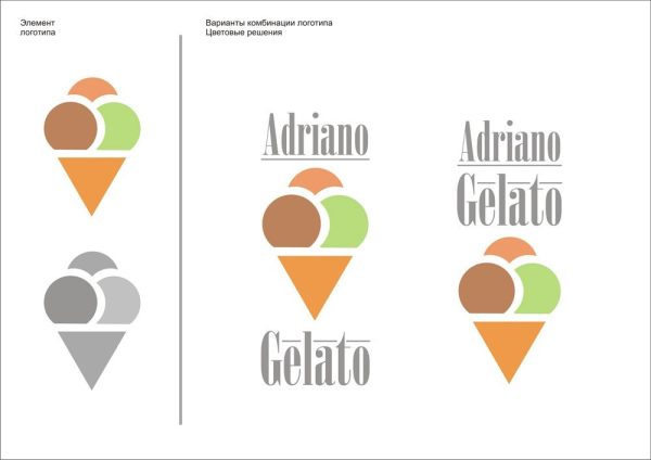 Adreano gelato logo