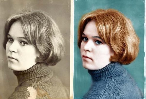 Восстановление черно-белой фотографии