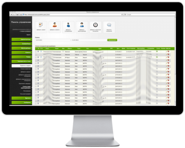 CRM для управления мерчандайзинг проектами