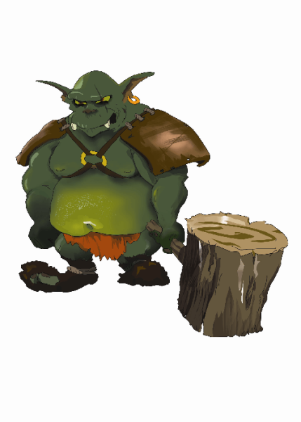 Orc with a hammer