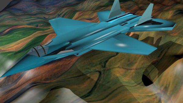 3D Модель истребителя