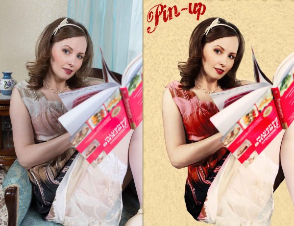Ретушь в стиле Pin-up girl