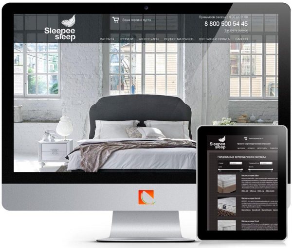 Сайт під ключ для фірми "Sleepee sleep"