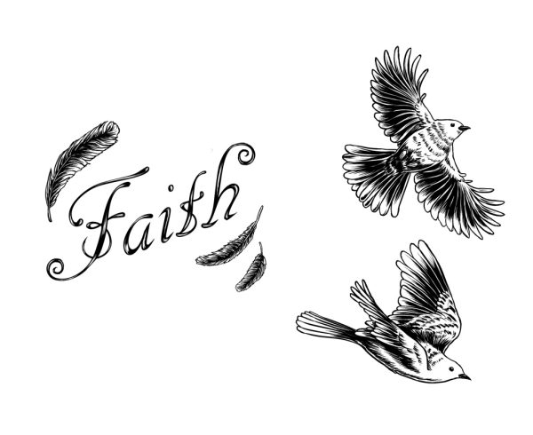 Tattoo design Faith