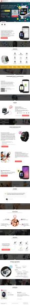 Landing Page для годинника UWATCH U-8