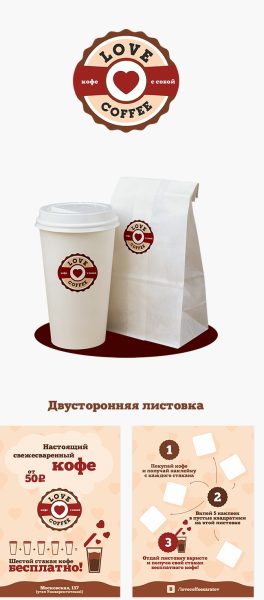 Фирменный стиль для кофейни