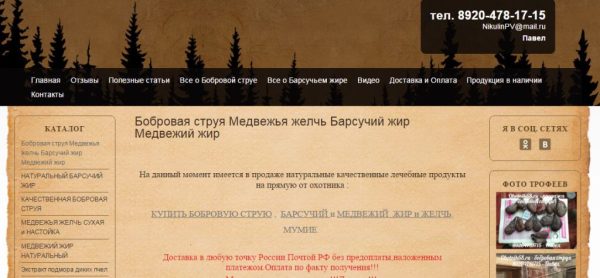 Модернизация сайта клиента