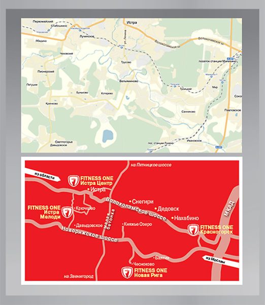Отрисовка карты в векторе