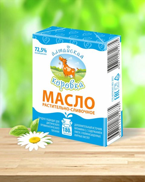 Дизайн упаковки сливочного масла