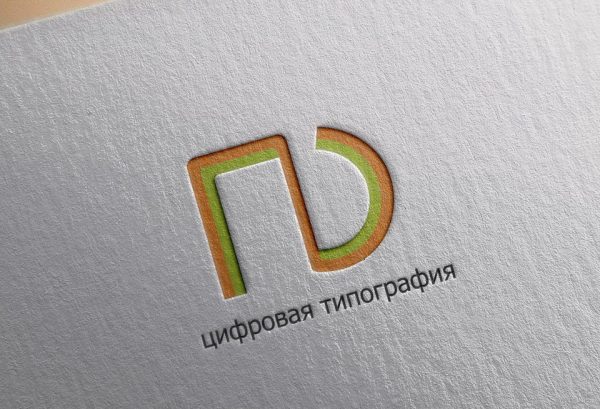 Логотип для цифровой типографии "Печатный двор"