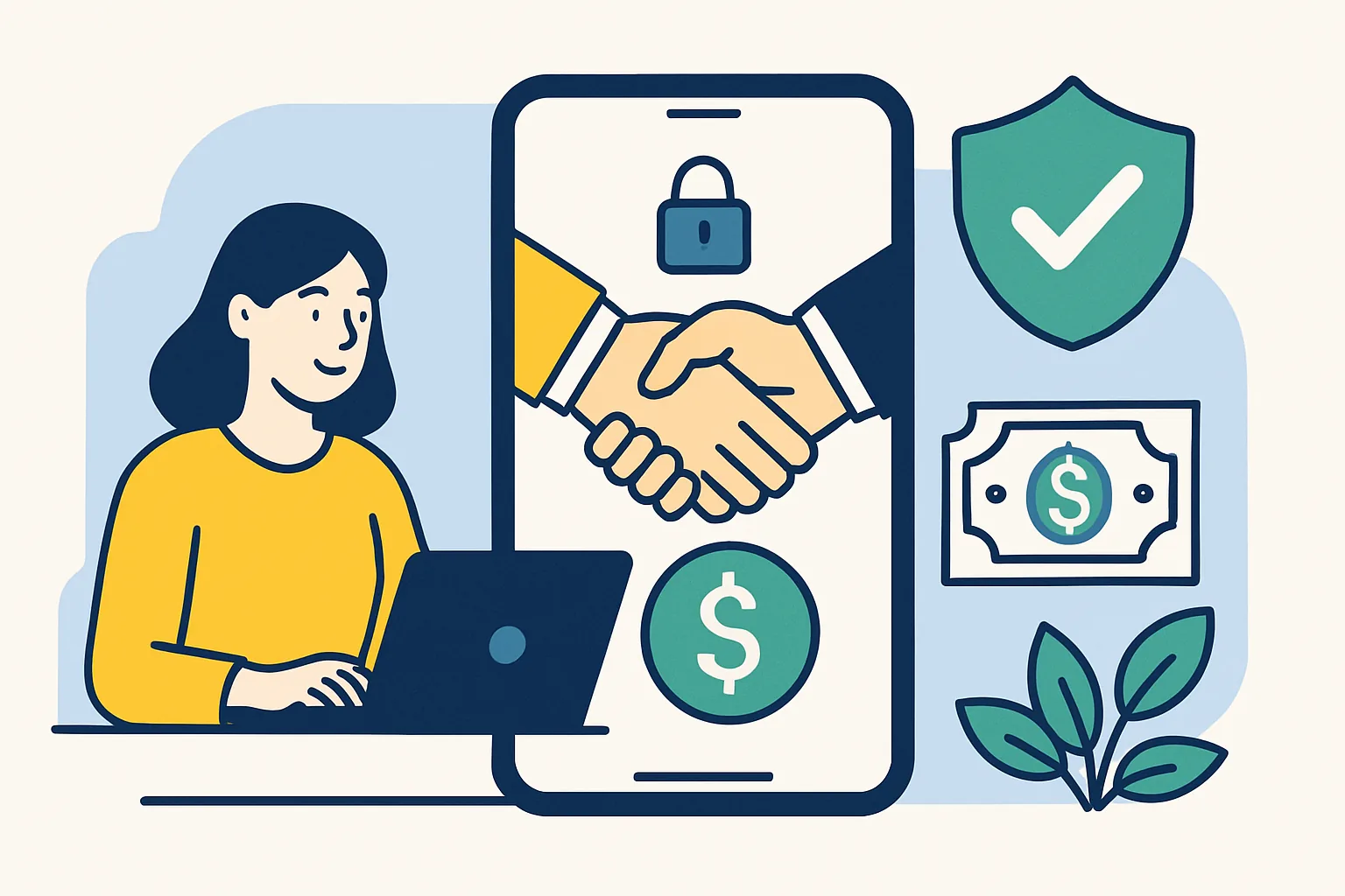 How to safely pay a freelancer through a secure deal